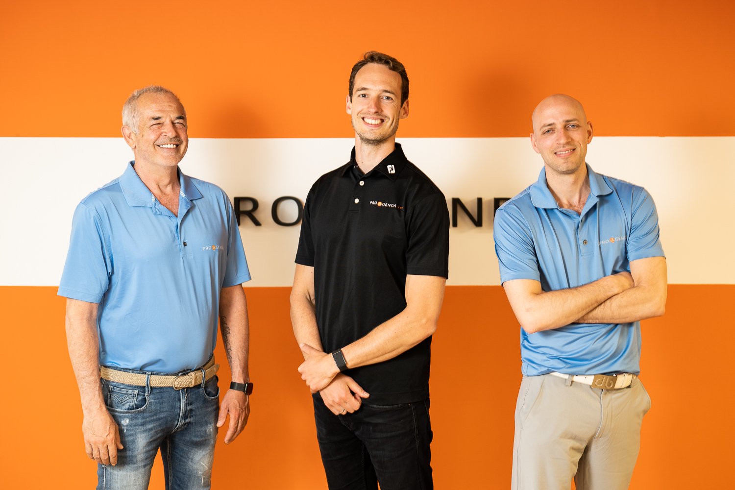 Bob, Jordy and Jordy from the ProAgenda booking platform team